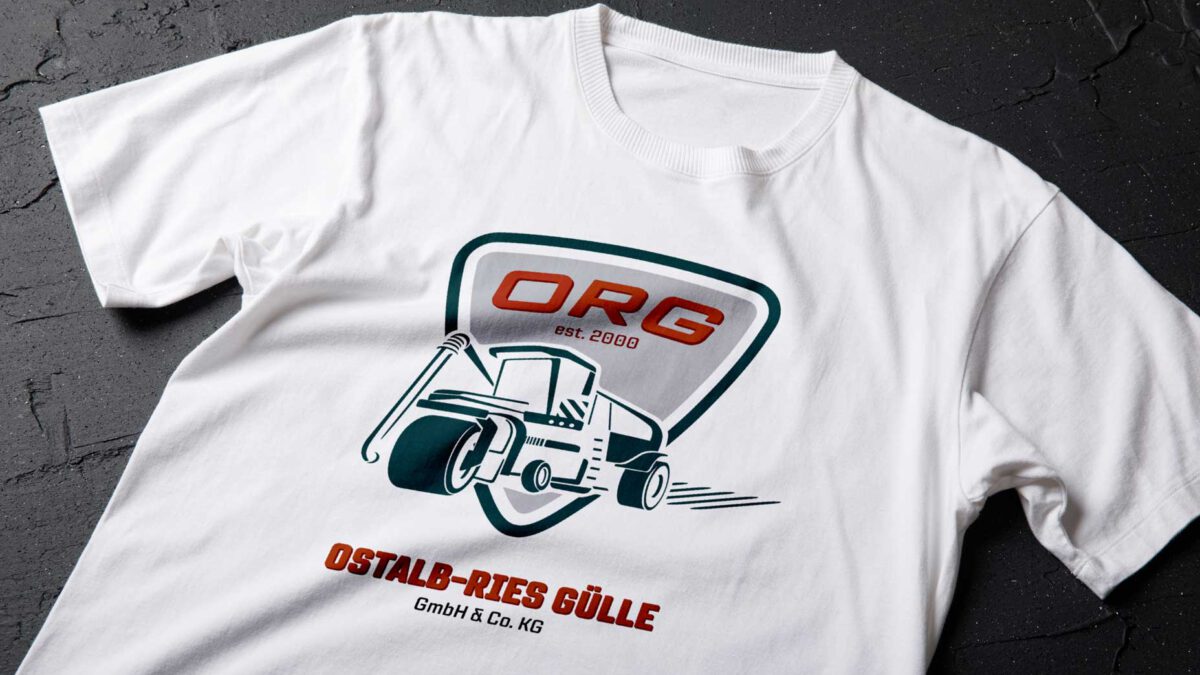 T-Shirt mit Logo Ostalb-Ries Gülle GmbH