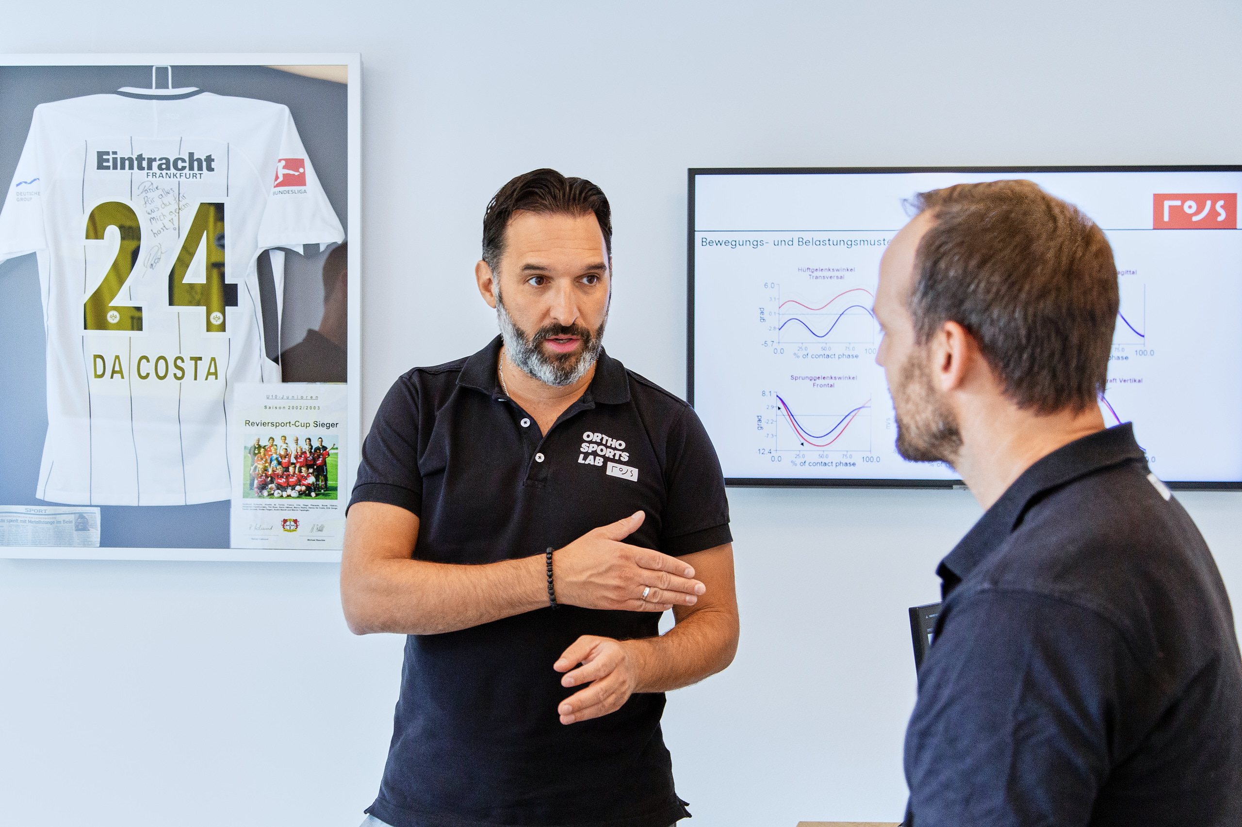 Ortho Sports Lab – Teambesprechung im Behandlungszimmer